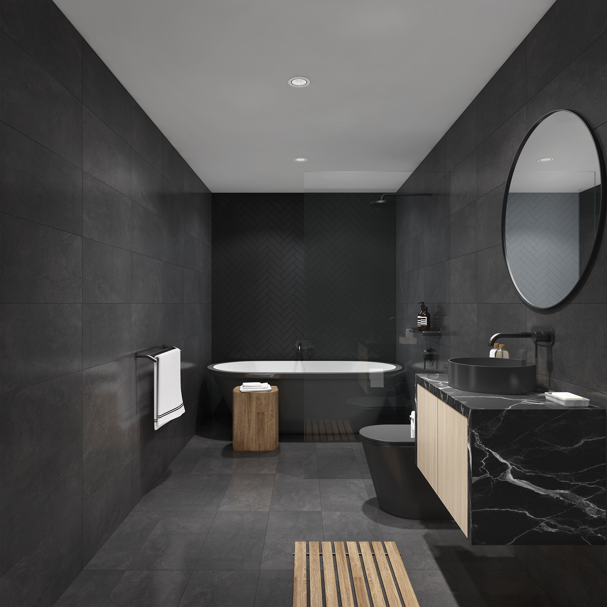 Interior Render Noir 2